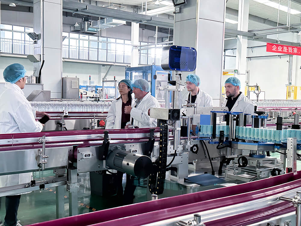 Albania small bottle water filling line1