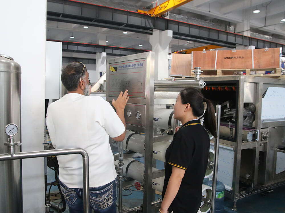 Australia Water filling production line1